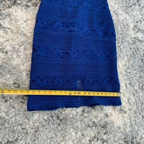 Enfocus Studio Royal Blue Spaghetti Strap Pencil Skirt Zipper Dress Size… - Picture 7 of 17